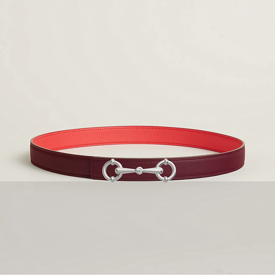 Lady Rider belt buckle & Reversible leather strap 24 mm - Image 1